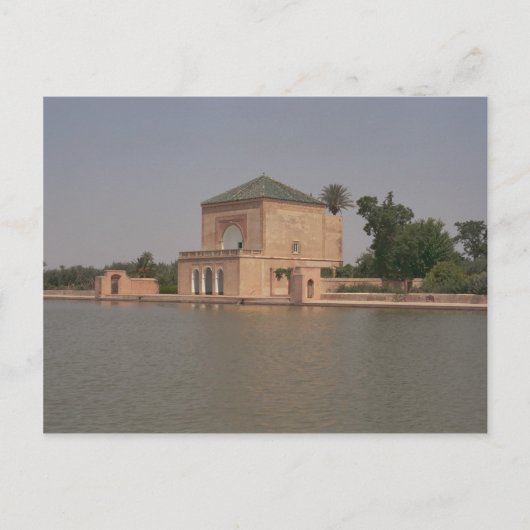 Reservoir, Marrakech, Marokko, Afrika Briefkaart (Voorkant)