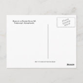 Reservoir op Powder House Hill Briefkaart (Achterkant)