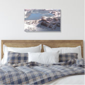 Reservoir (winter) canvas afdruk (Insitu (Slaapkamer))