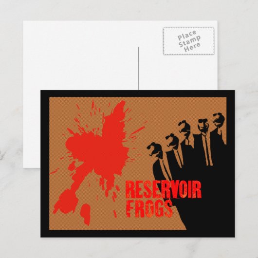 reservoirkikkers briefkaart (Voorkant / Achterkant)