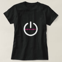 Reset Button T-shirt - Grappig