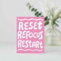 RESET REFOCUS HERSTART Leuke bellenbrieven INSPO