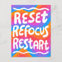 RESET REFOCUS HERSTART Leuke bellenbrieven INSPO