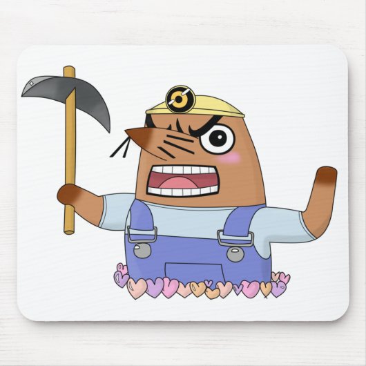 Resetti (Animal Crossing New Horizons) Muismat (Voorkant)