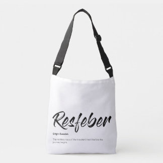 Resfeber - Canvas tas (wit)
