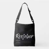 Resfeber - Canvas tas (zwart) (Voorkant)