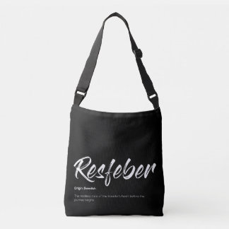 Resfeber - Canvas tas (zwart)