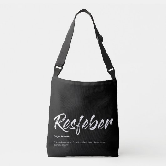 Resfeber - Canvas tas (zwart) (Voorkant)