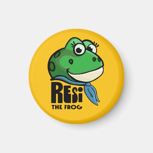 Resi de Kikker Magneet (Voorkant)
