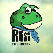 Resi de Kikker Raamsticker (Vel 3)