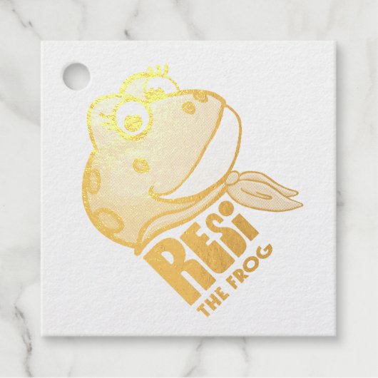 Resi the Frog Bedankjes Labels (Voorkant)