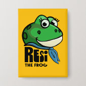 Resi the Frog Button (Voorkant)