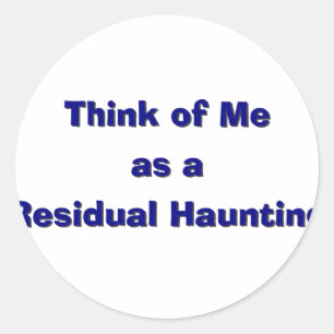 Residal Haunting Ronde Sticker