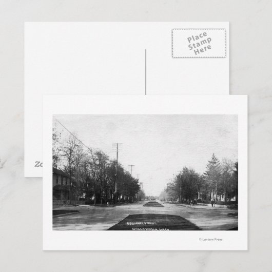 Residence Street Scene Briefkaart (Voorkant / Achterkant)