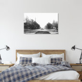 Residence Street Scene Canvas Afdruk (Insitu (Slaapkamer))