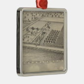 Residences, Black's Station Metalen Ornament (Rechts)