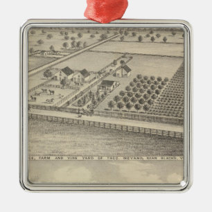 Residences, Black's Station Metalen Ornament