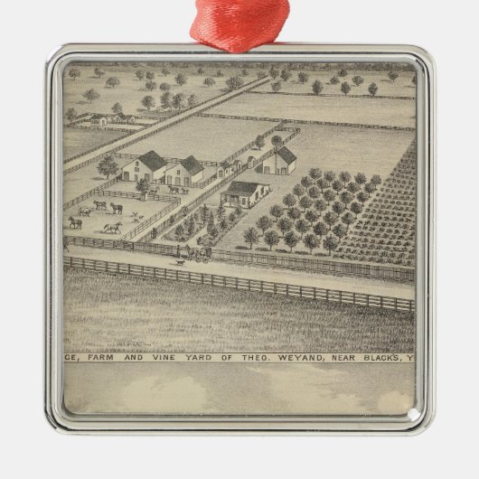 Residences, Black's Station Metalen Ornament (Voorkant)