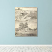 Residences Woodland, Knight Landing Canvas Afdruk (Insitu (Houten vloer))