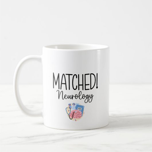 Residency Match Day Neurologie Koffiemok (Links)