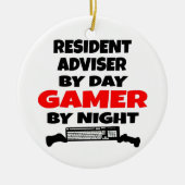 Resident Adviser Gamer Keramisch Ornament (Voorkant)