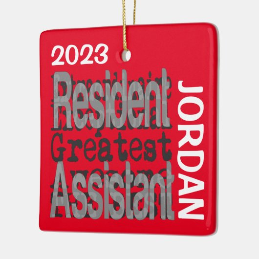 Resident Assistant Extraordinaire CUSTOM Keramisch Ornament (Links)