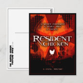 RESIDENT CHICKEN BRIEFKAART (Voorkant / Achterkant)