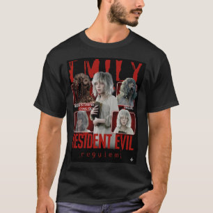 Resident Dark Evil Funny Requiem Emily Art 58 T-shirt