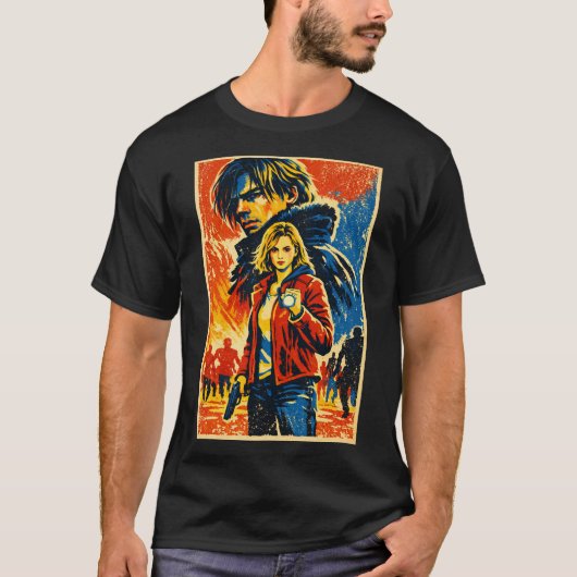 Resident Dark Evil Funny Requiem Kunst 05 | Basic T-shirt (Voorkant)