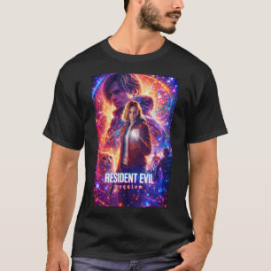 Resident Dark Evil Grappig Requiem Kunst 21 Basi T-shirt
