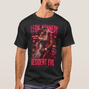 Resident Dark Hero Paar Kunst 26 Basic Dark T-S T-shirt