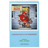 Resident Dragon Cartoons beroemd gemaakt door Davi Kalender (Hoes)