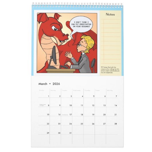 Resident Dragon Cartoons beroemd gemaakt door Davi Kalender (Mar 2026)