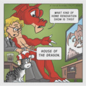 Resident Dragon - House of the Dragon Renovations Sticker (Voorkant)