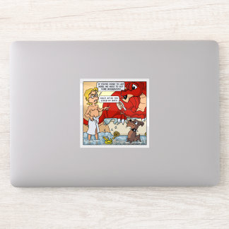 Resident Dragon - Right After You Scrub My Back Sticker