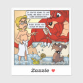 Resident Dragon - Right After You Scrub My Back Sticker (Vel)