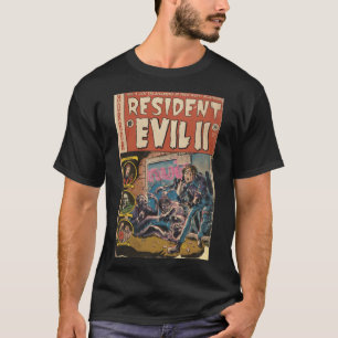 Resident Evil 2 fan art stripboekcover jongen vrie T-shirt