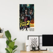 Resident Evil 2 Remake Poster  Retro Film Kunst (Thuiskantoor)