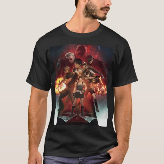 Resident Evil geschenk vrienden T-shirt (Voorkant)