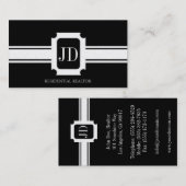 Resident Realtor Real Estate Gold Ribbon Visitekaartje (Voorkant / Achterkant)