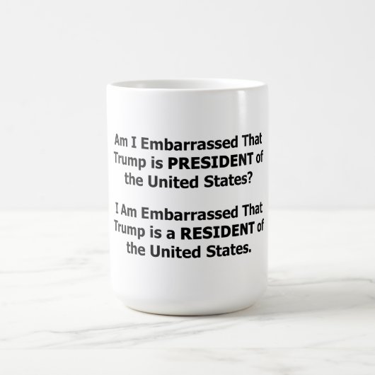Resident Trump Koffiemok (Center)
