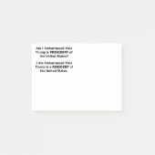 Resident Trump Post-it® Notes (Voorkant)