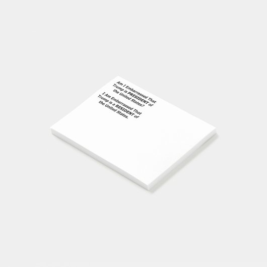 Resident Trump Post-it® Notes (Schuin)