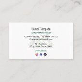 Residential Construction | Gray Skecth Visitekaartje (Achterkant)