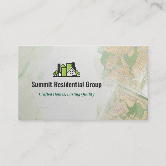 Residential Construction | Gray Skecth Visitekaartje (Voorkant)