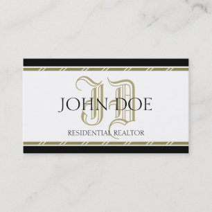Residential Realtor Gold Roman Visitekaartje