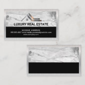 Residential Roof | Metallic marmer Visitekaartje (Voorkant / Achterkant)