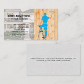 residentie | Schilder op de ladder Visitekaartje (Voorkant / Achterkant)