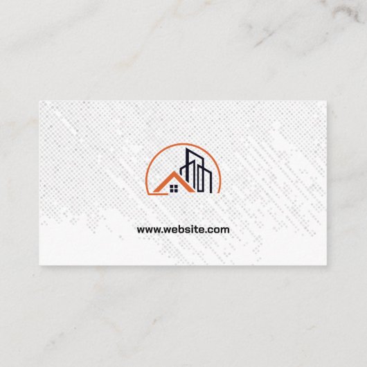 Residentieel Commercieel Gebouw | Vastgoed  Visitekaartje (Achterkant)