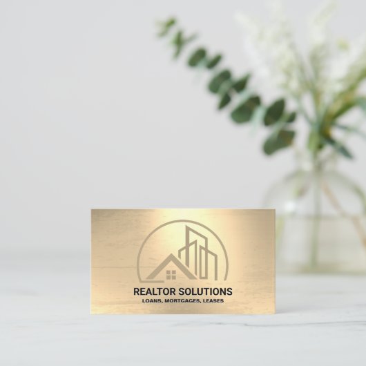 residentieel commercieel onroerend goed visitekaartje (Staand voorkant)